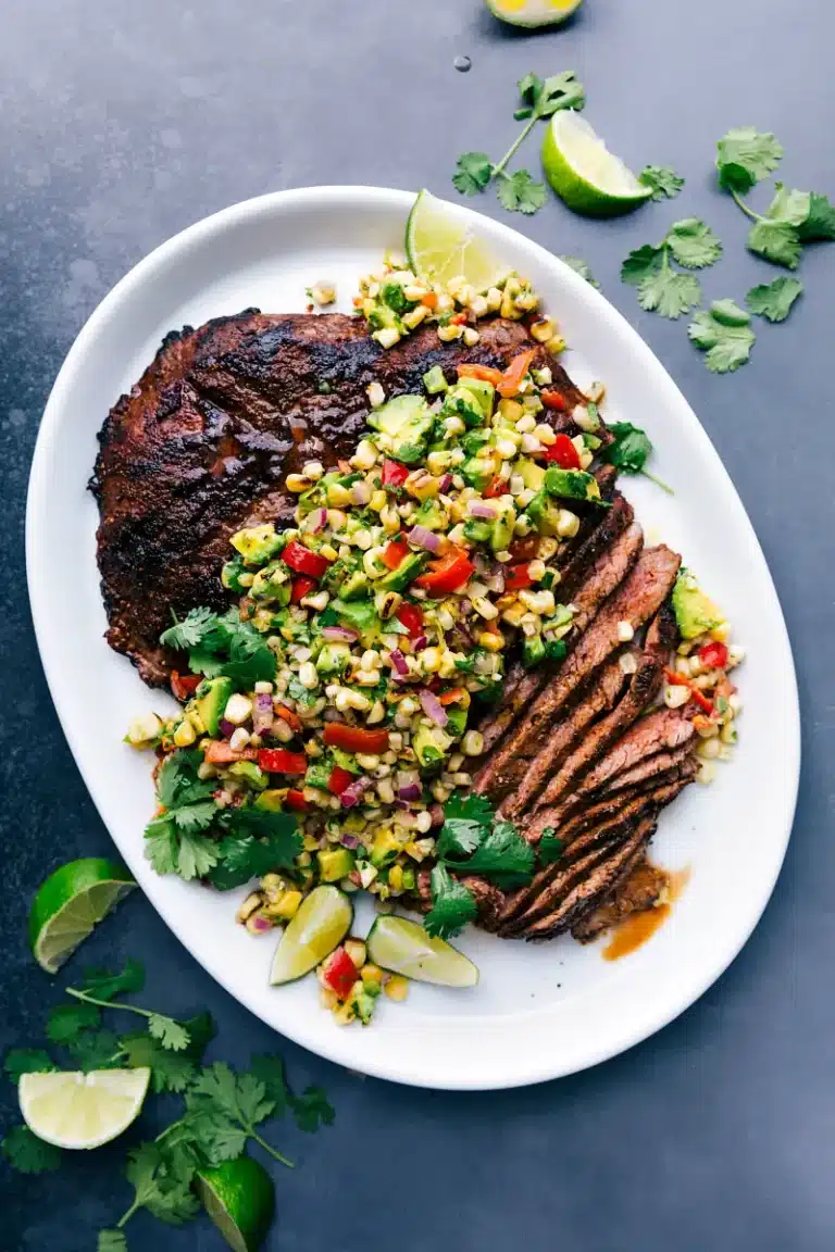 Flank-Steak-with-Corn-Salsa