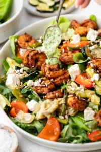 shrimp and vegetables